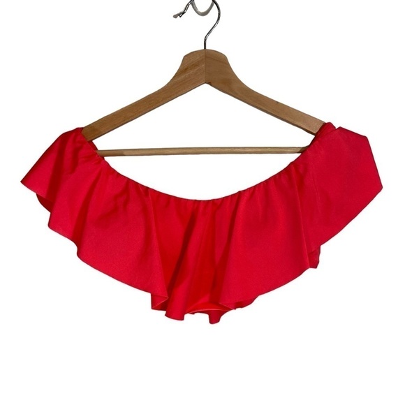 Trina Turk Indo Solids Off-the-Shoulder Bandeau NWT - Picture 2 of 10